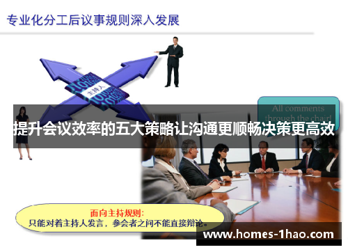 提升会议效率的五大策略让沟通更顺畅决策更高效